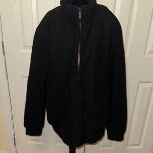 Calvin Klein Men's Black Windbreaker Jacket